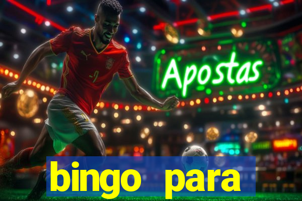 bingo para despedida de solteira para imprimir